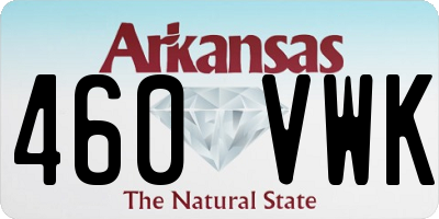 AR license plate 460VWK