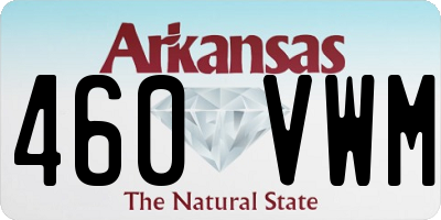 AR license plate 460VWM
