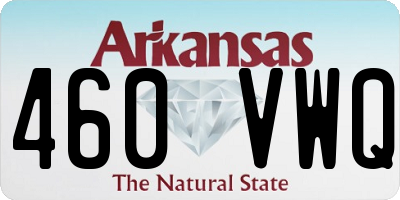 AR license plate 460VWQ