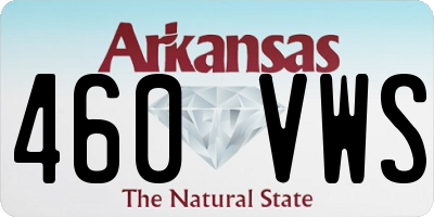 AR license plate 460VWS
