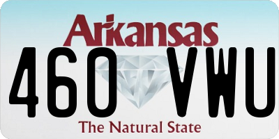 AR license plate 460VWU