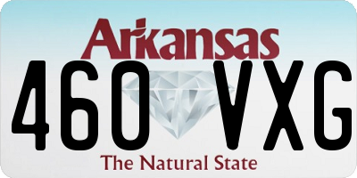 AR license plate 460VXG