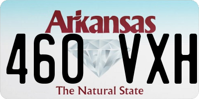 AR license plate 460VXH