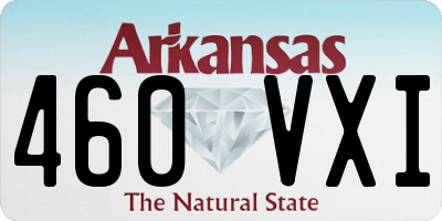 AR license plate 460VXI