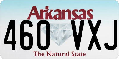 AR license plate 460VXJ