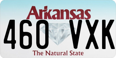 AR license plate 460VXK