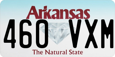 AR license plate 460VXM