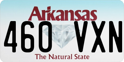 AR license plate 460VXN