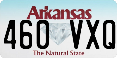 AR license plate 460VXQ