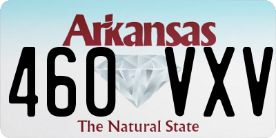 AR license plate 460VXV