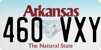 AR license plate 460VXY