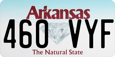 AR license plate 460VYF