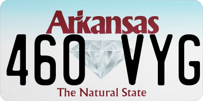 AR license plate 460VYG