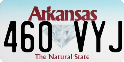 AR license plate 460VYJ