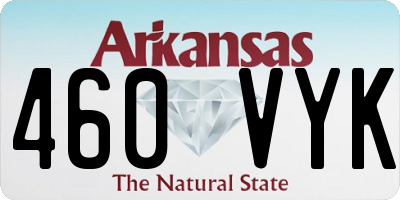 AR license plate 460VYK