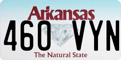 AR license plate 460VYN