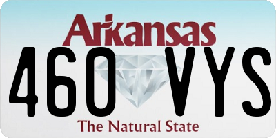AR license plate 460VYS
