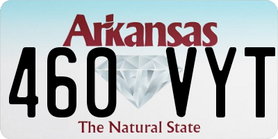 AR license plate 460VYT
