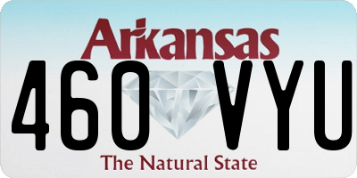 AR license plate 460VYU