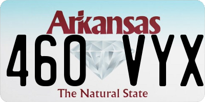 AR license plate 460VYX