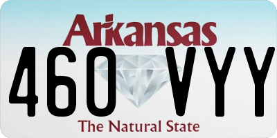 AR license plate 460VYY