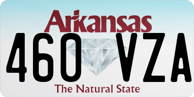 AR license plate 460VZA