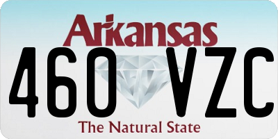 AR license plate 460VZC