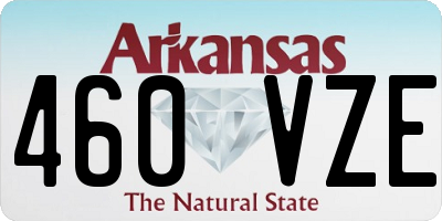 AR license plate 460VZE