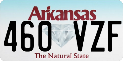 AR license plate 460VZF