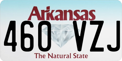 AR license plate 460VZJ