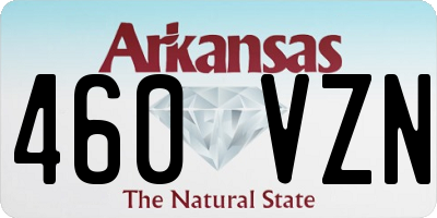 AR license plate 460VZN