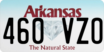 AR license plate 460VZO