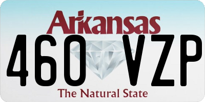 AR license plate 460VZP