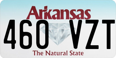 AR license plate 460VZT
