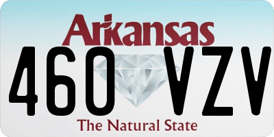 AR license plate 460VZV