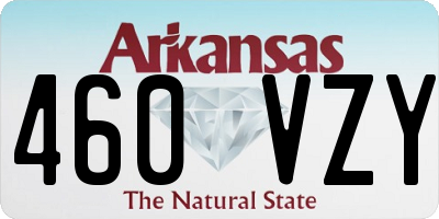 AR license plate 460VZY