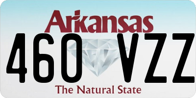 AR license plate 460VZZ