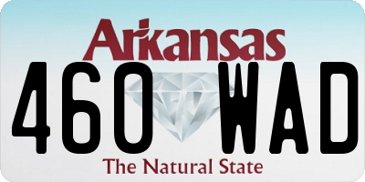 AR license plate 460WAD