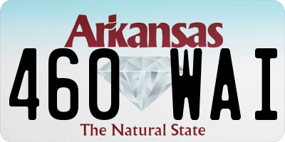 AR license plate 460WAI