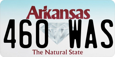 AR license plate 460WAS