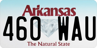 AR license plate 460WAU