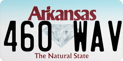 AR license plate 460WAV