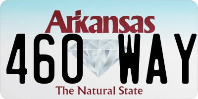 AR license plate 460WAY