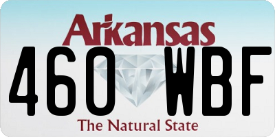 AR license plate 460WBF
