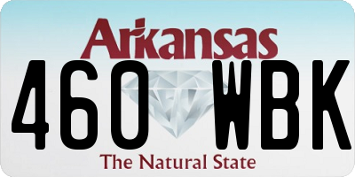 AR license plate 460WBK