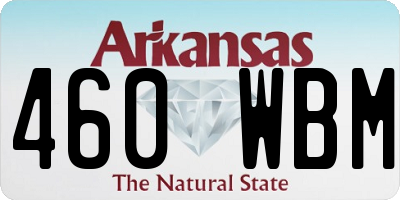 AR license plate 460WBM