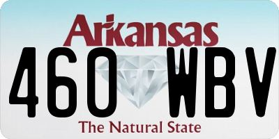 AR license plate 460WBV