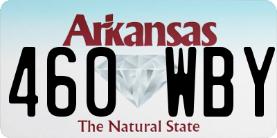 AR license plate 460WBY