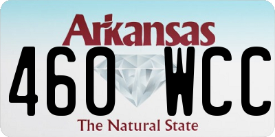 AR license plate 460WCC