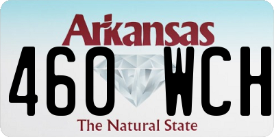 AR license plate 460WCH